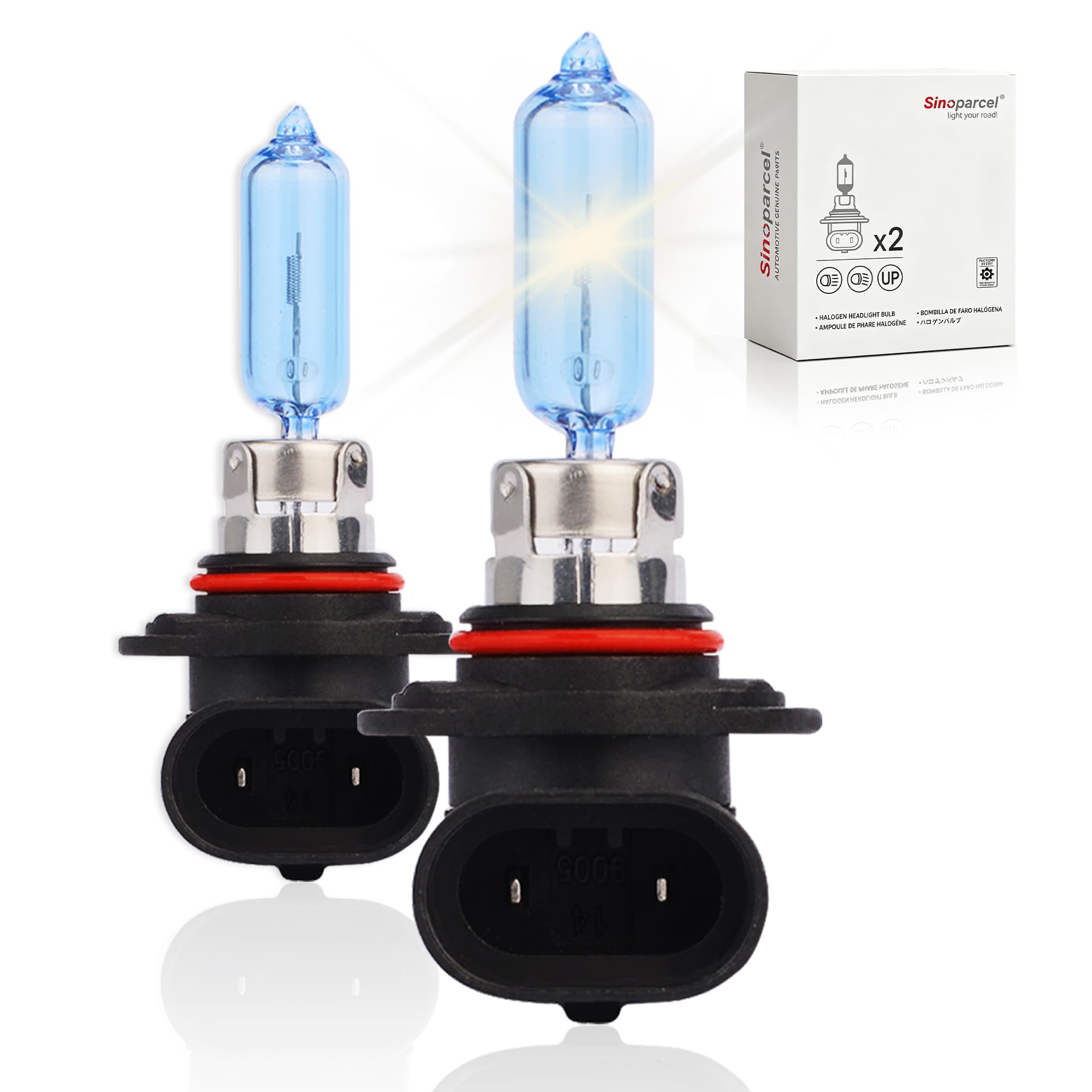 Amazon.com: Sinoparcel 9005 HB3 Halogen Headlight Bulb 3800K Warm