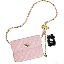 BEMYLV Leather Chain Belt Bag for Women Pink Waist Purse Fanny Pack