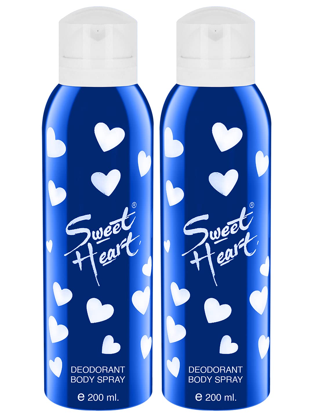 Sweet Heart Blue Long Lasting Imported Deodorant Perfumed Bodyspray, 200ml (Pack of 2)-image-14