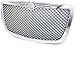 HAOMENG Parrilla Malla Parachoques Parrilla de Radiador Rejilla Delantera para Chrysler 300 300C 2004 2005 2006 2007 2008 2009 2010, Delantera de Repuesto para Radiador, Piezas para Coche
