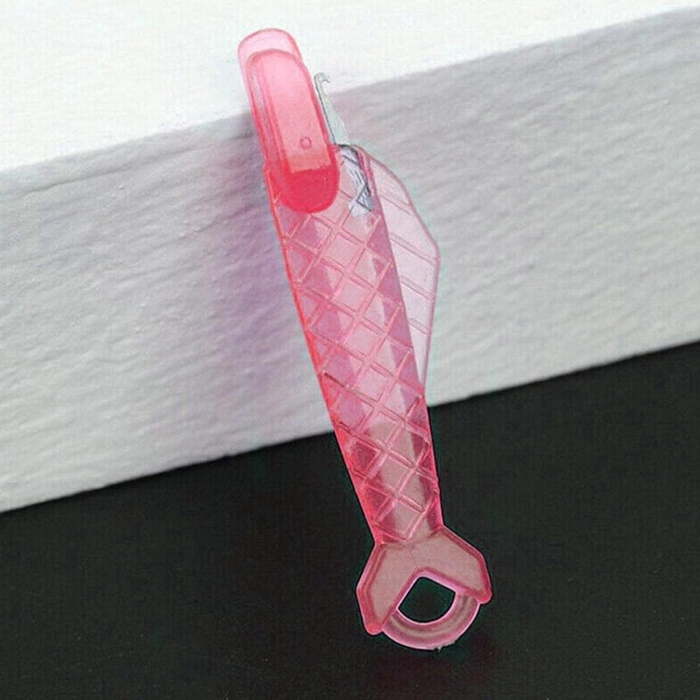 4 Sets Needle Threader Fish Type Sewing Machine Automatic, Sewing Needle Inserter for Hand Sewing Machiner Needle DIY Tools Embroidery Floss, Sewing Plastic Wire Loop, Sewing Threaders Multicolor