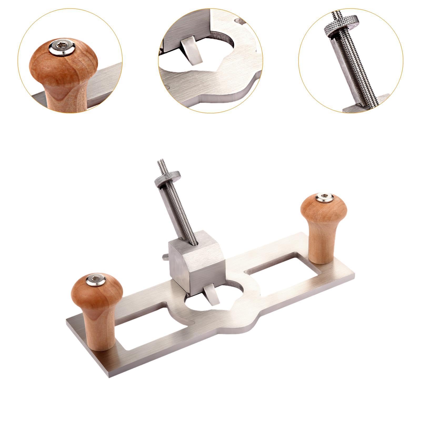 kowaku Router Plane Herramienta Manual para Pulido Y Rebanado de Madera con Diseño Ergonómico Compacto Adecuada para Carpinteros Profesionales Proyectos, Paquete