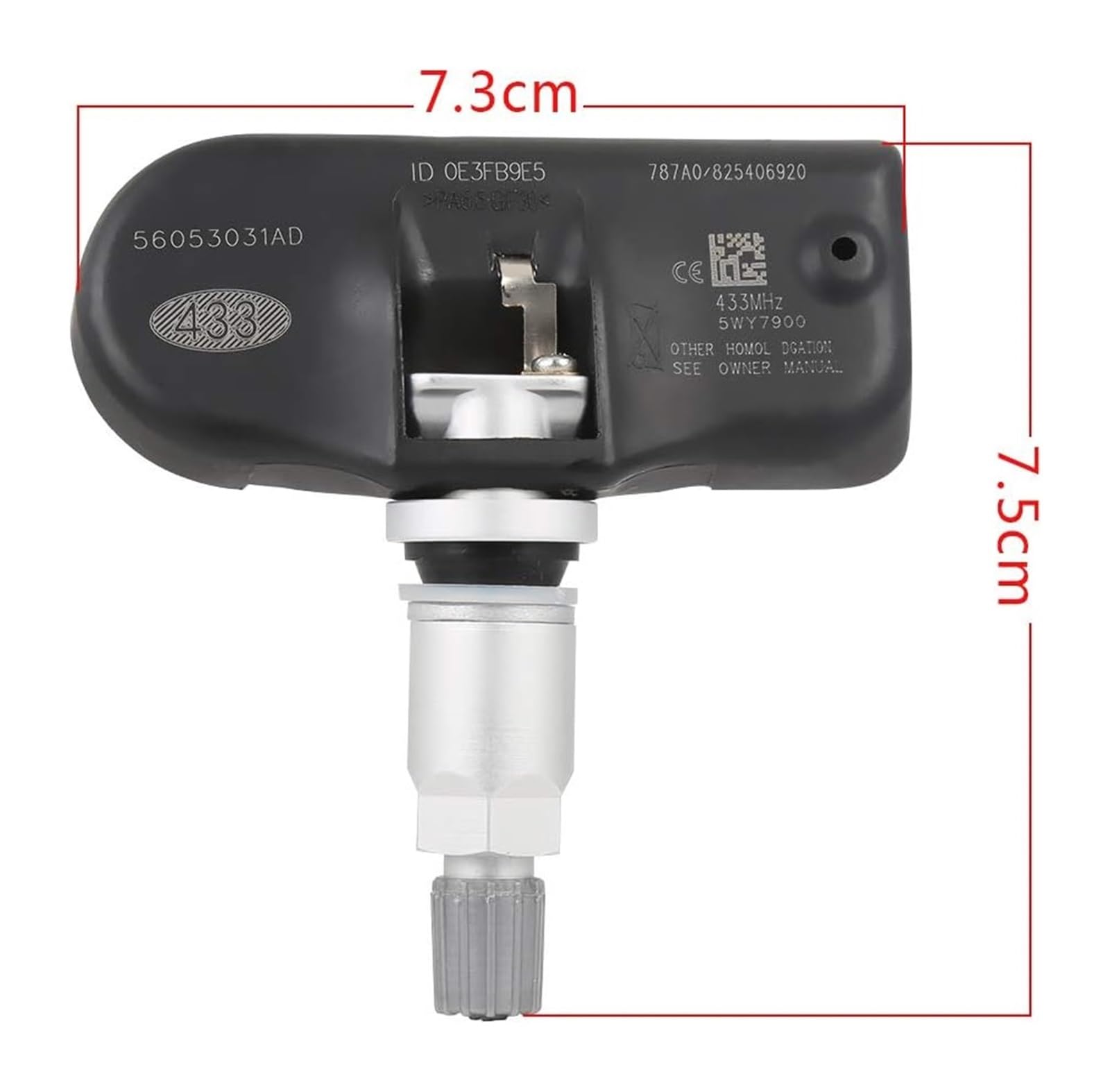 Czujnik ciśnienia w oponach samochodowych do Jeep TPMS 56053031AD TPMS Czujniki ciśnienia w oponach samochodowych Wskaźnik ciśnienia w oponach TS-CH10