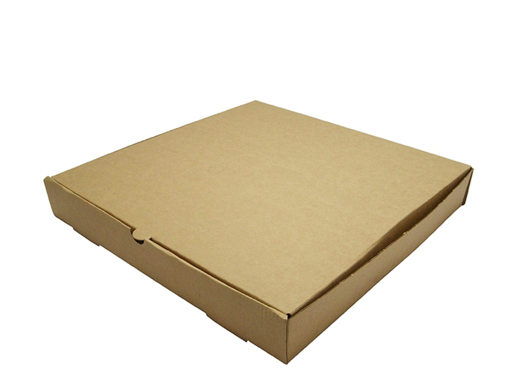Vegware Compostable Brown Kraft Pizza Boxes 12inch - 1x100