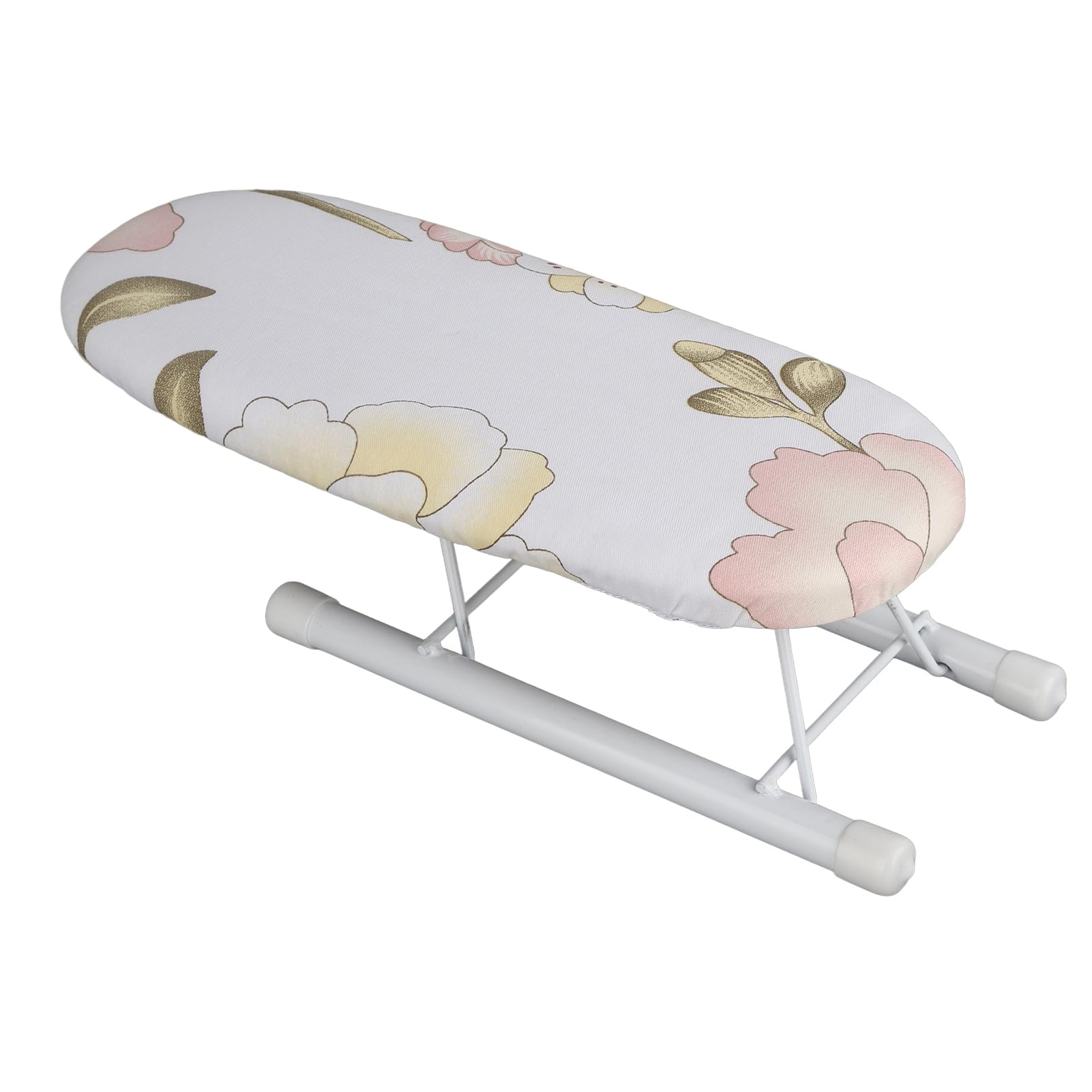 Yctze Mini Tabla de Planchar Plegable para Viajes y Hogar con Funda Extraíble y Resistencia a Altas Temperaturas (peonía)
