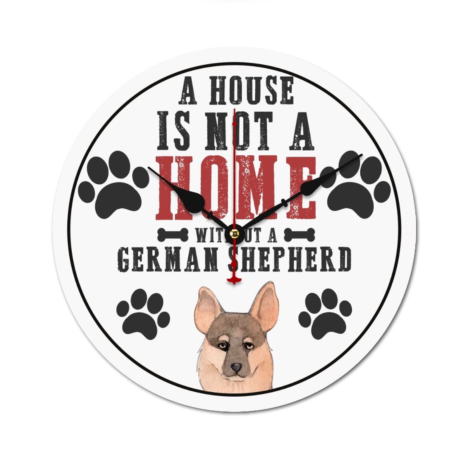 Horloge murale décoration intérieur grand format 38,1 x 38,1 cm pour maison