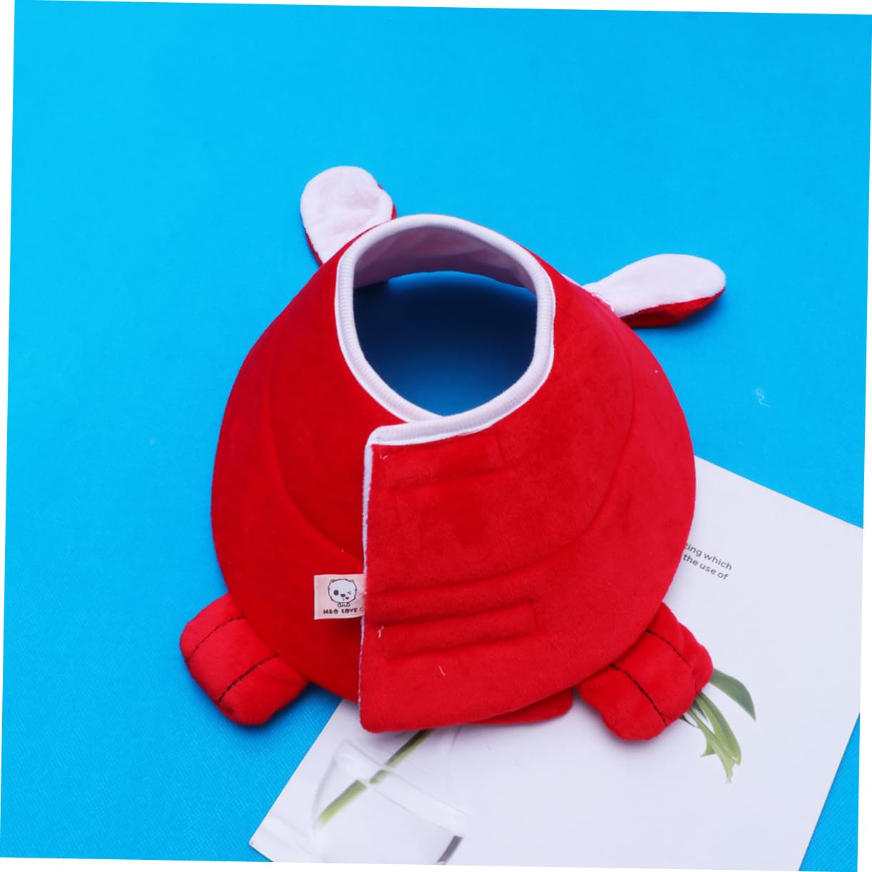 MERRYHAPY Pet Collar Elizabethan Necklace Fashionable Rabbit Design Soft Material Ring Easy to Adjust