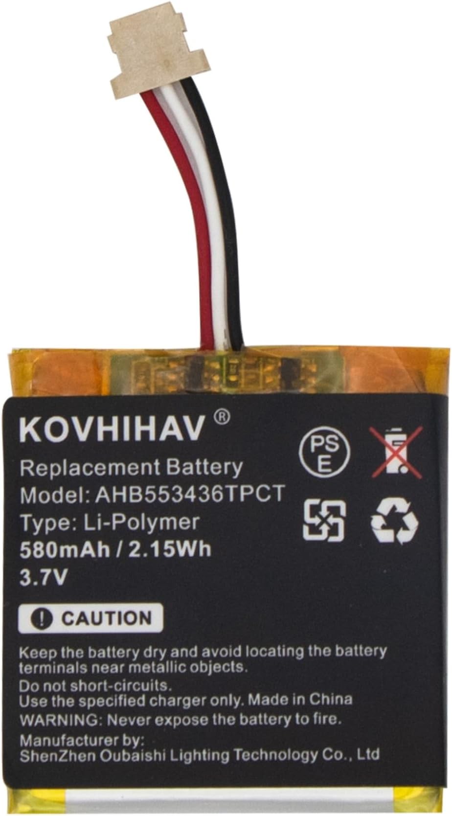 KOVHIHAV Replacement Battery for ADT DBC835, DBC835V2