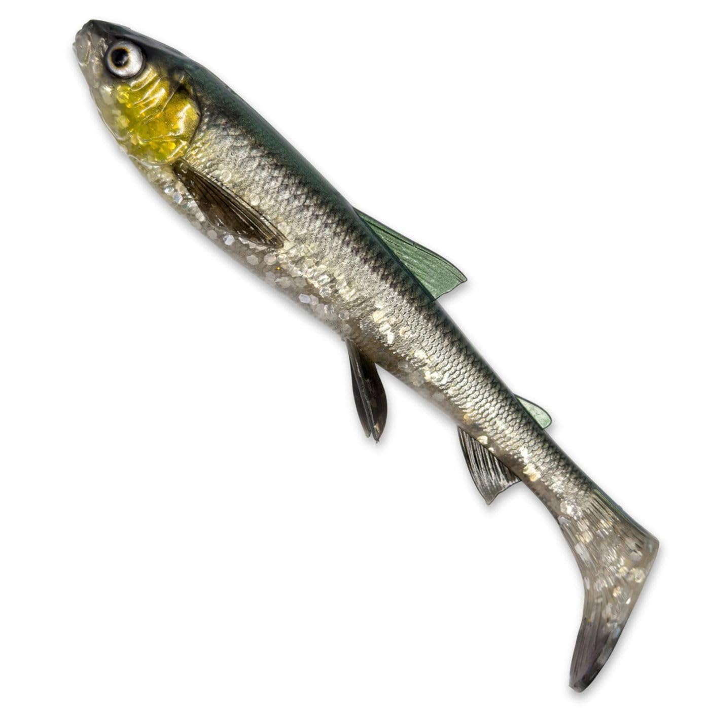 Savage Gear 3D Whitefish Shad rubber fish, colour: green silver, length / weight / package contents: 17.5 cm / 42 g / 2 pieces — image 1