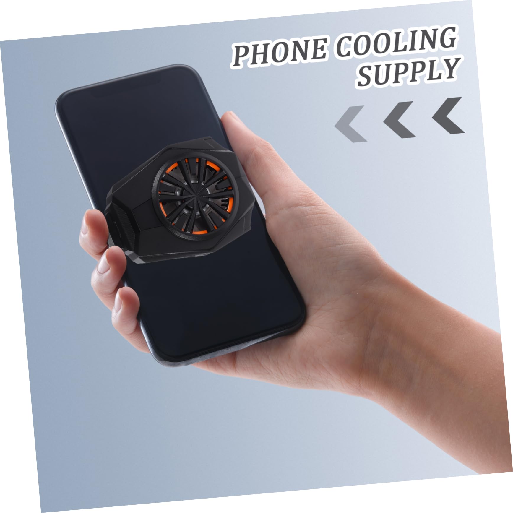 Raffreddatore Semiconduttore per Telefono, Ventola Silenziosa Nero | Supporta Telefoni 4-6, 7 Pollici, Abs e Pc, Compatibilità Ampia, per Gaming su Mobile