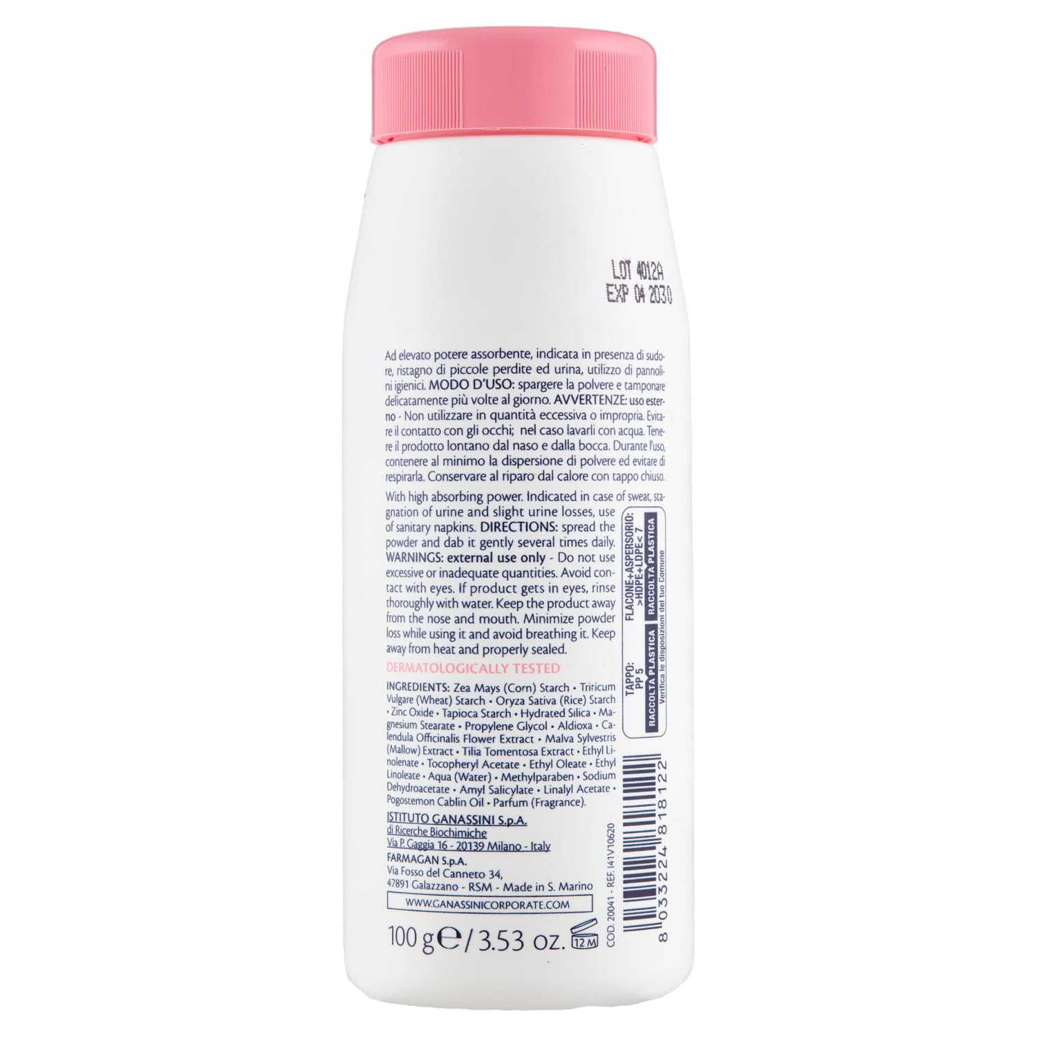 Alkagin Polvo de Talco para Igiena Intima - 100 g