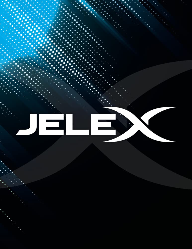 JELEX Big Utd. Lot de 4 raquettes de badminton avec 2 balles et filets, avec sac de badminton bleu de qualité supérieure pour la famille pour jouer et s'entraîner