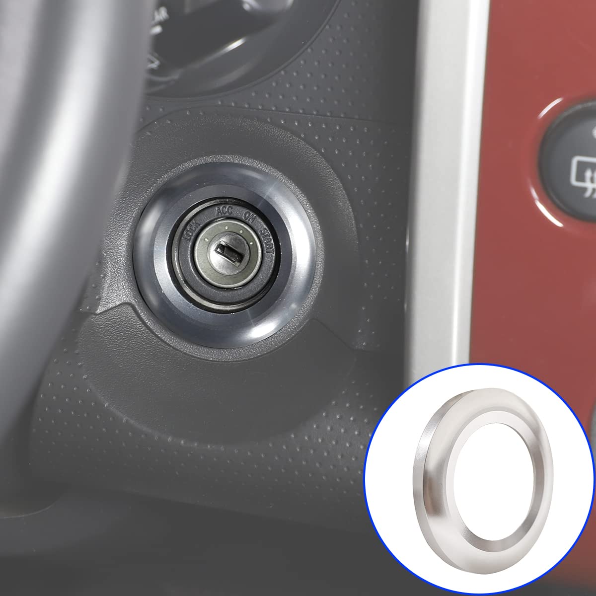 Amazon.com: Car Keyhole Cover, Ignition Starter Trim Cover