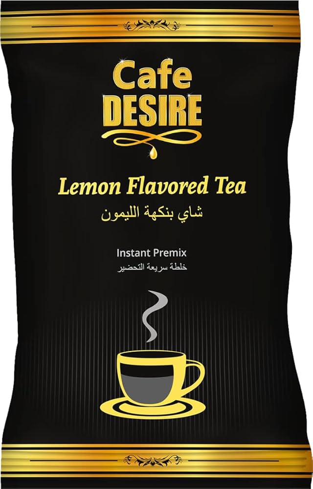 Cafe Desire Instant Tea Premix (Lemon Tea) - 1 kg | Makes 80-100