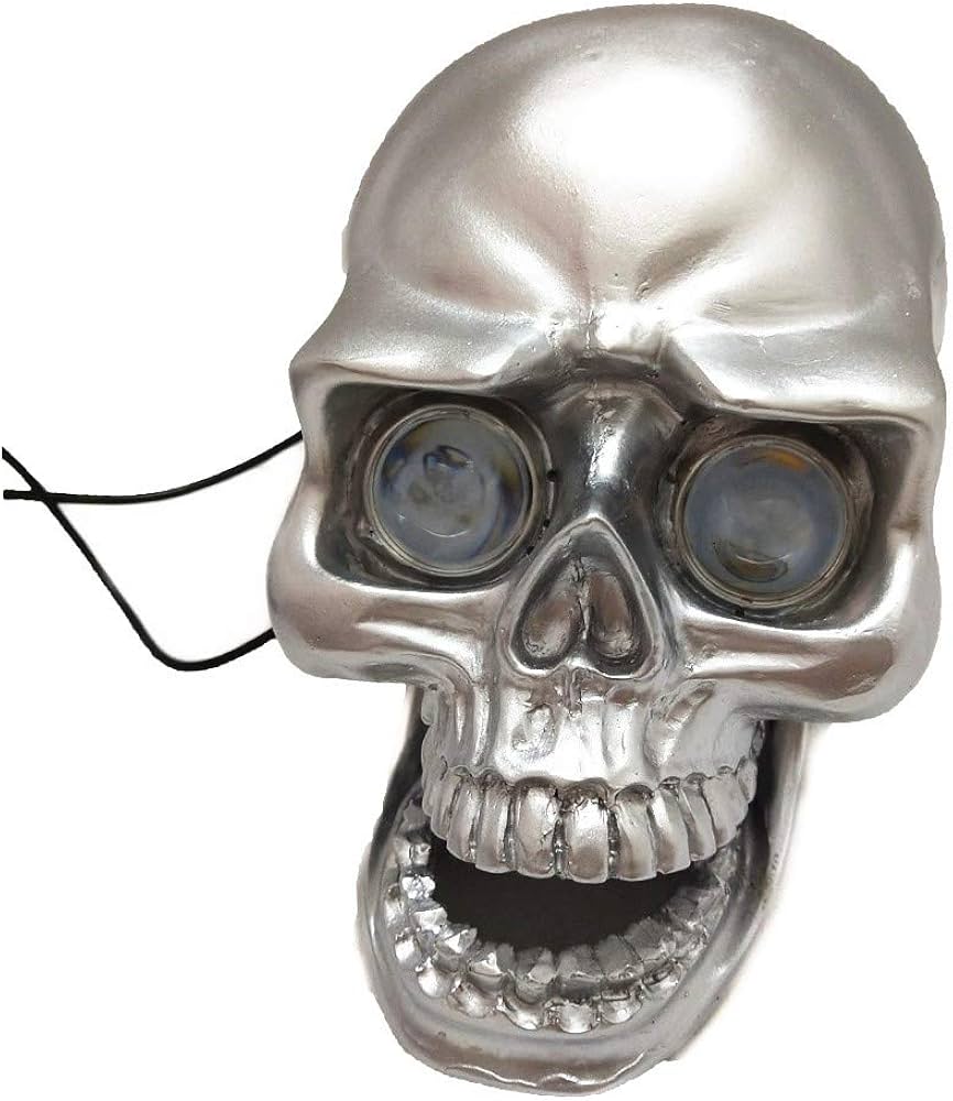 Amazon.com: Handmade Universal Skull High/Low Beam LED Headlight