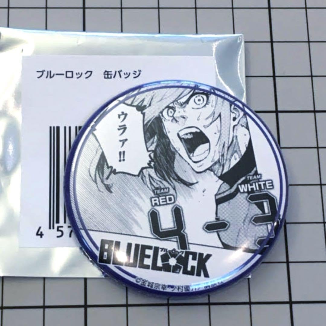 Amazon.co.jp: 千切豹馬 ブルーロック プリンセスカフェ 缶バッジ 原作 