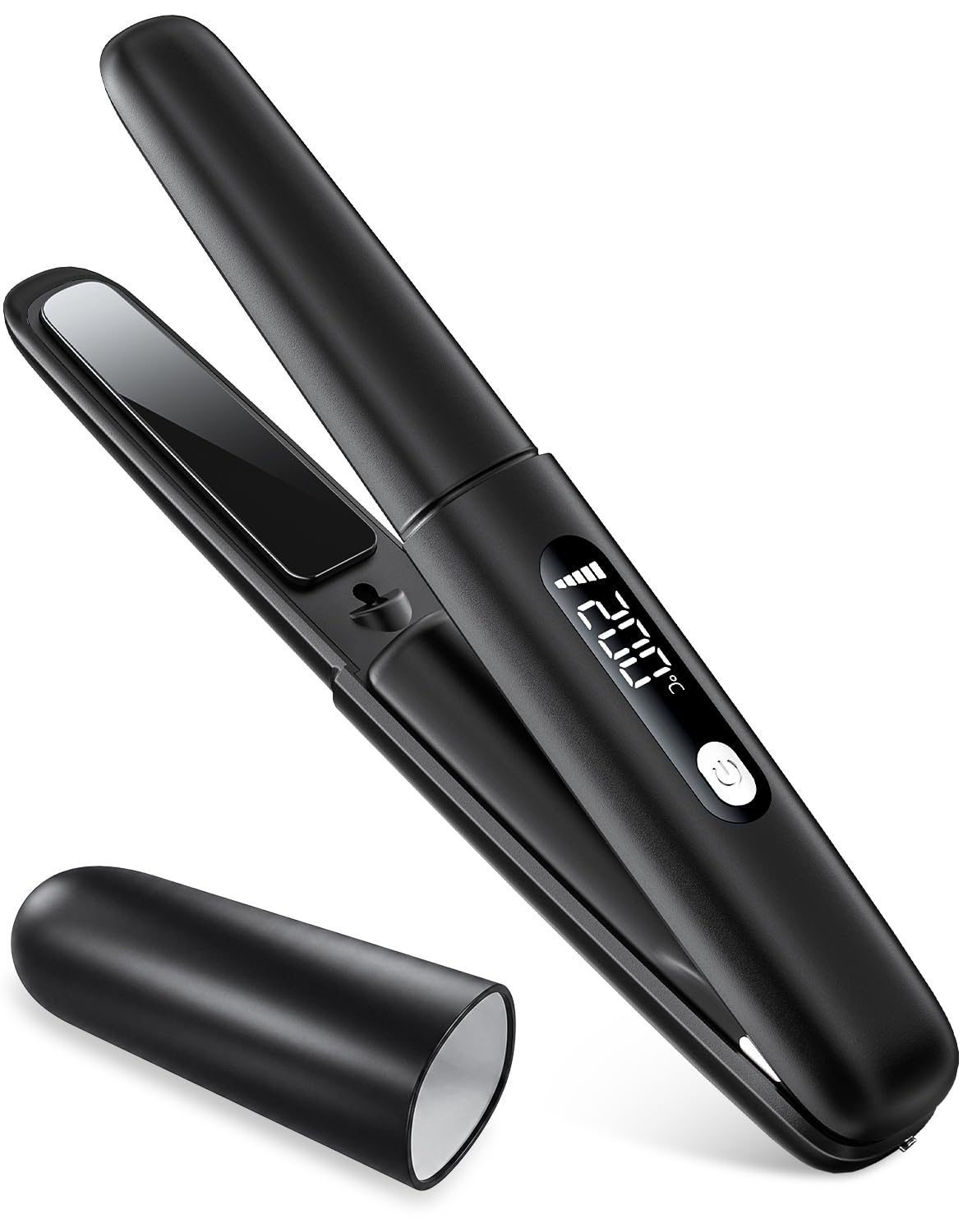 Amazon | ヘアアイロン コードレス 【25秒急速加熱・LCD表示