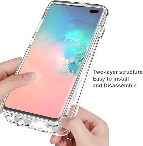 Miniatura 4 de Funda transparente para Galaxy S10 PlusGalaxy S10+ PlusSamsung S10 Plus para niñas, TPU suave a prueba de golpes, funda protectora transparente para