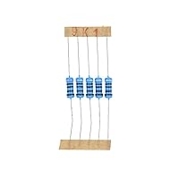 Vista 26 de 100PCS 1 vatios 1W 0R1 0.1 ohmios 1% resistencia de película metálica