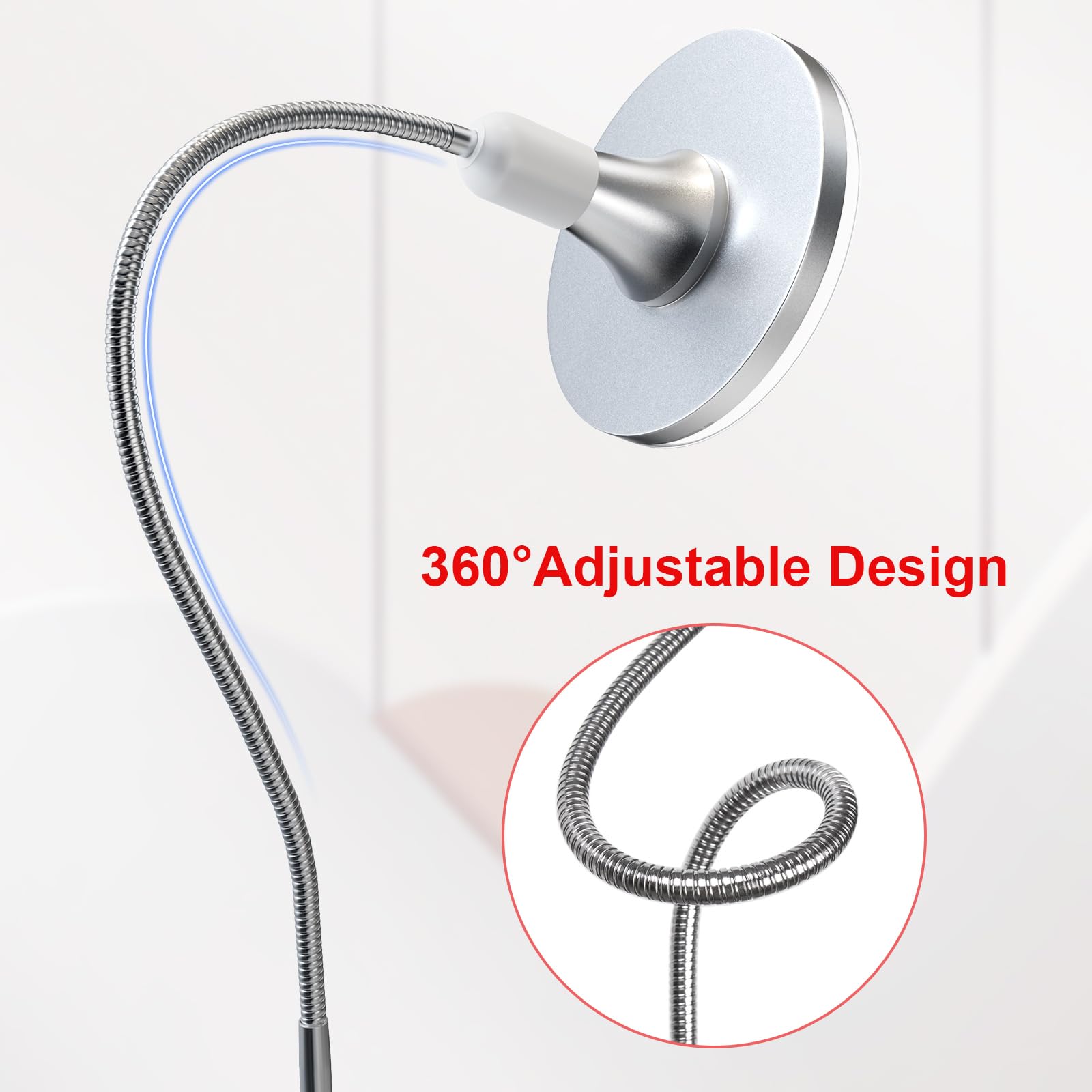 Profey Lampada luce rossa, 660nm, per viso e muscoli, angolo regolabile, 120 LED