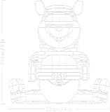 LEGO ǀ Disney Winnie l’Ourson - Set de Construction pour Adulte - Maquette avec Pot de Miel - Décoration - Minifigurine Collector & Figurine de Bourriquet - Idée Cadeau DIY pour Fans 43300 - 9
