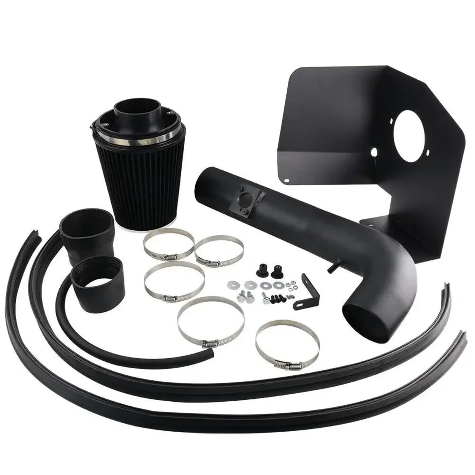 Entrada aire automóvil Filtro De Protección Térmica Para Admisión Aire Frío Negro Coche Carreras Para GMC Para Sierra 2009-2013