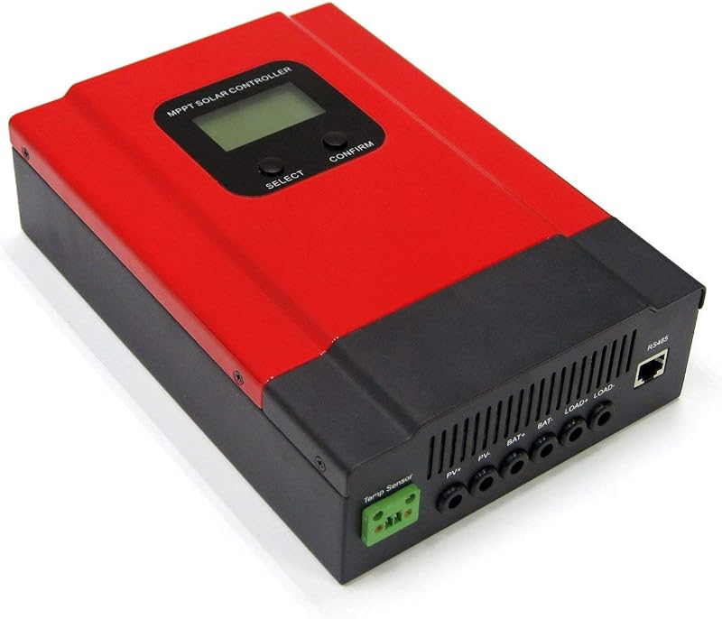 vFound 60A MPPT napelemes töltésvezérlő 12V-48V lítium/ólom akkumulátor