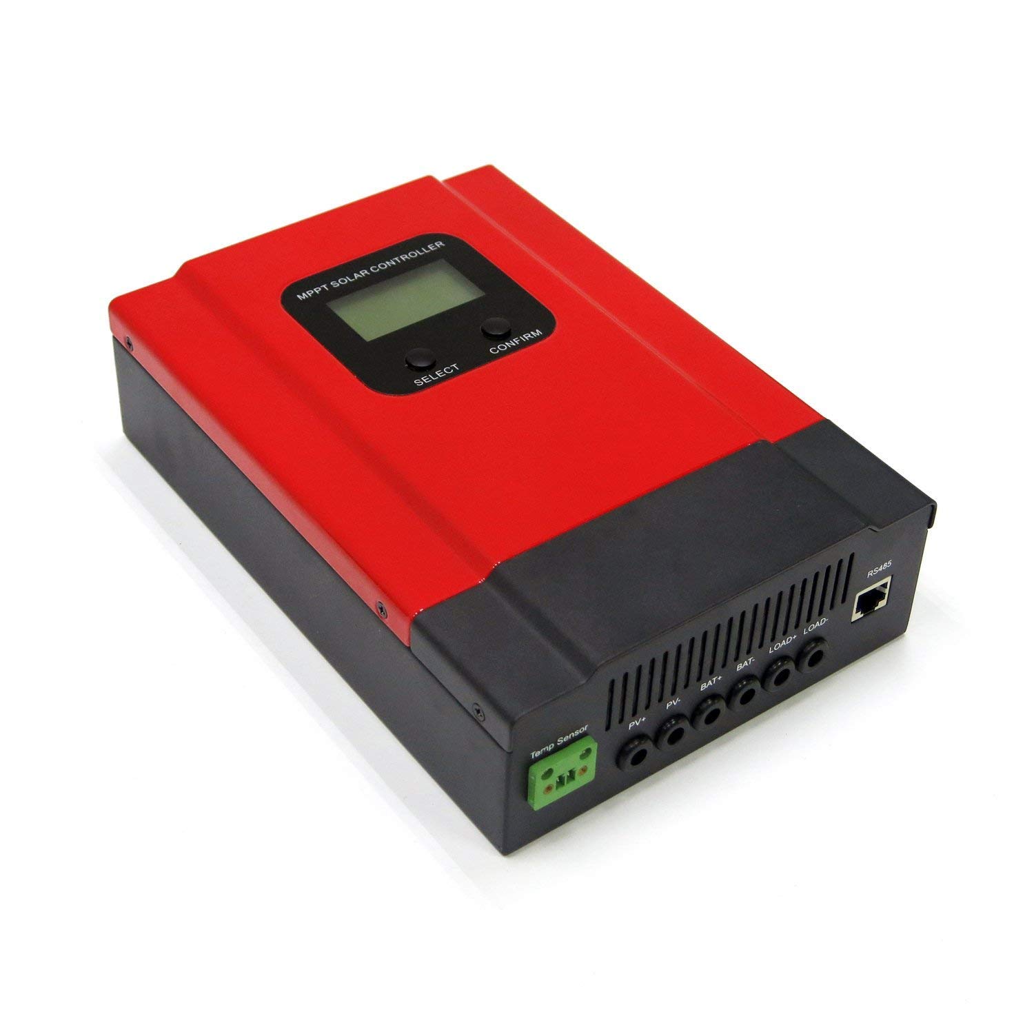 40A MPPT Solarladeregler 48V/36V/24V/12V Passgenauigkeit geflutet/versiegelt/Gel/Lithium LCD Hintergrundbeleuchtungs anzeige Solarregler max. 150V DC 2080W Eingang (40A)