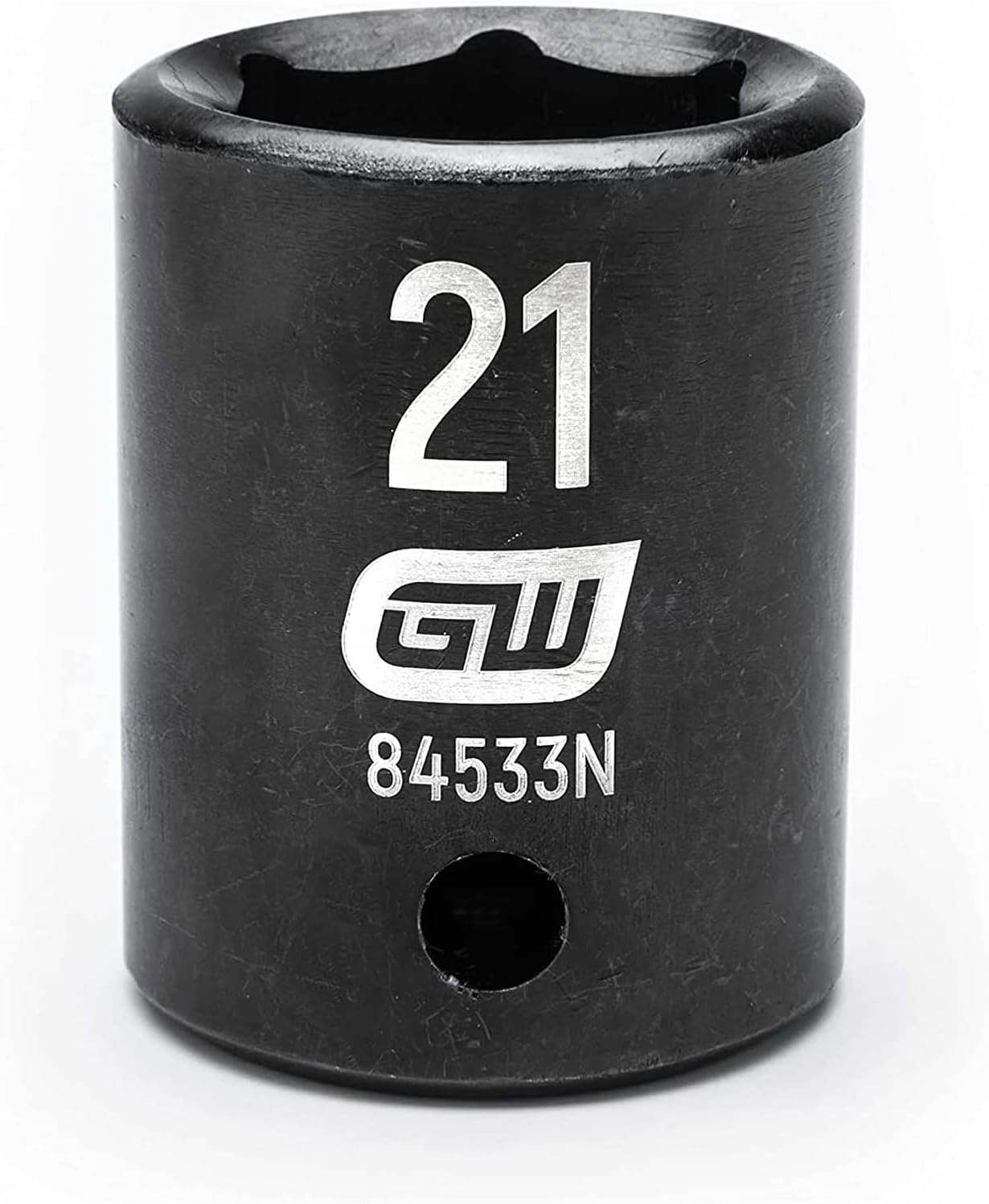 GEARWRENCH 1/2 Drive Standard Impact Metric Socket 21mm, 6 Point - 84533N