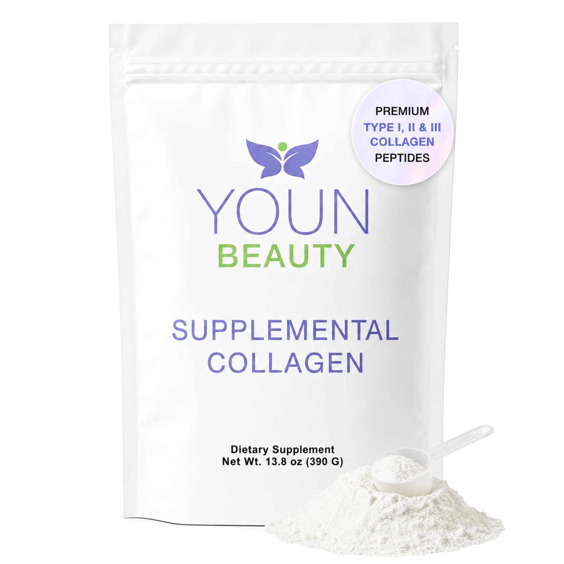 YOUN Beauty Hydrolyzed Collagen Peptides Powder