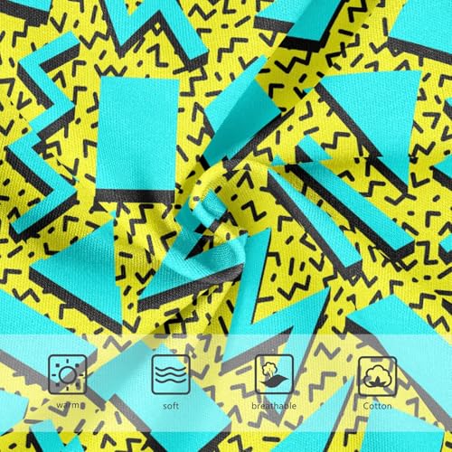 Girls' Underwear Memphis Geometry Cotton Stretch Comfort Toddler Panties3