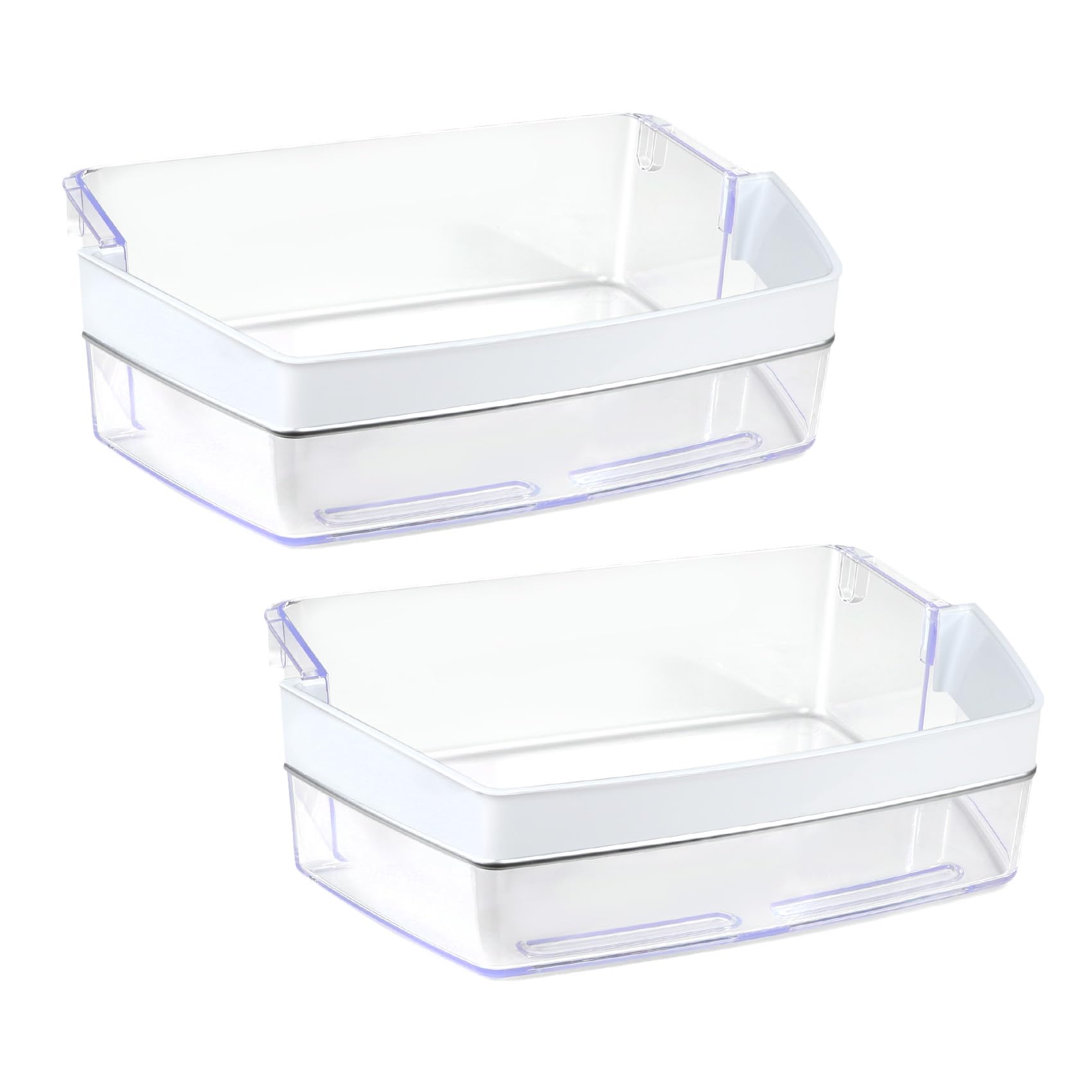 WR71X11044, WR71X11059 Refrigerator Door Bin (Right) 2 PCS, Compatible with ge Refrigerator, Replaces PS6011779, AP5656690, 2691847, EAP6011779 Fridge Door Shelf