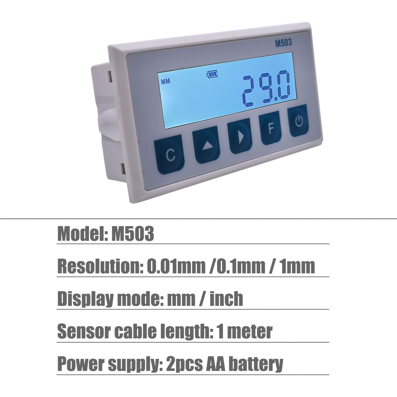 Skala Liniowa, Skala magnetyczna M503 Wyświetlacz DRO Zintegrowany system pomiaru z wbudowanym magnesem Taśma magnetyczna z profilem paska plamiącego Obróbka drewna(M503 display sensor)