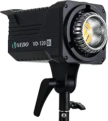 Luz De EstúDio Para Fotografia, Luz De VíDeo, Temperatura De Cor Dupla, Sistema De DissipaçãO De Calor Integrado, PotêNcia De SaíDa De 120 W, 8 Modos De Efeito De Cena Com Visor Digital