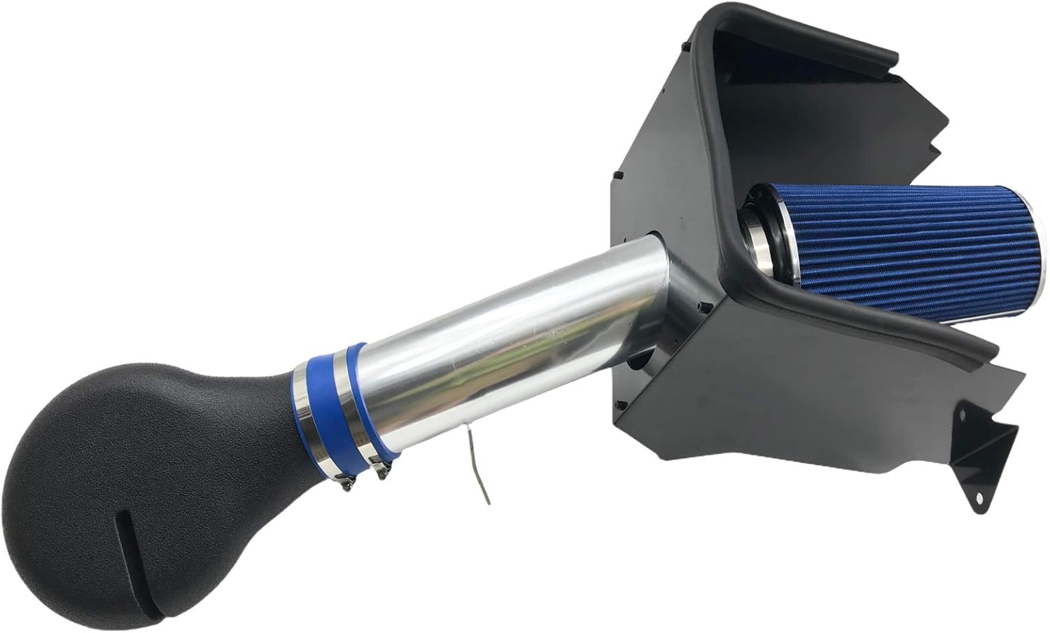 Cold Air Intake Kit with Filter fit for Dodge 1994-2001 Ram 1500 & 1994-2002 Ram 2500 V8 5.2L 5.9L Silver & Blue