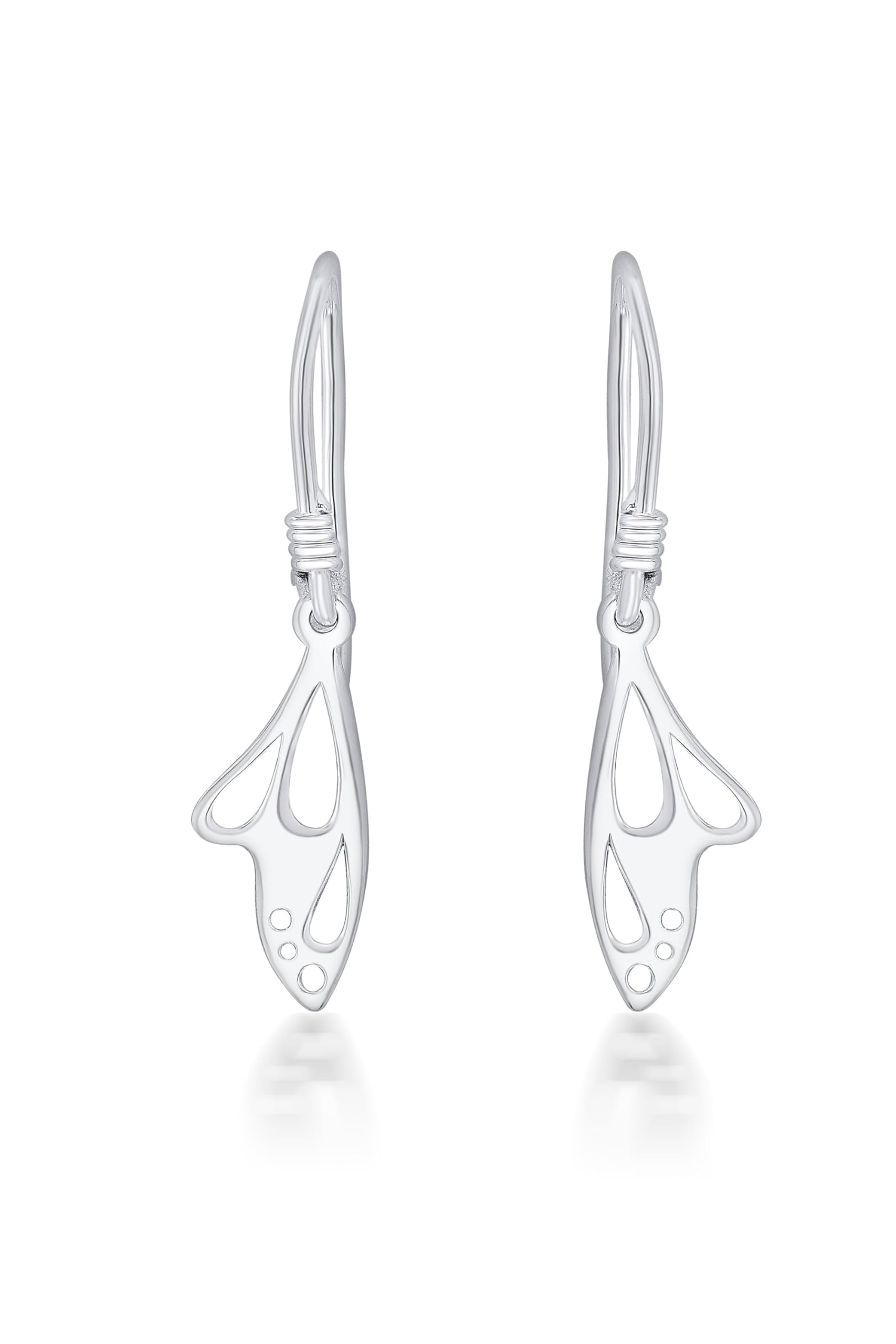 Nipura 925 Sterling Silver Fairy Wing Laser-cut Earrings (B0DG33CW7N) Amazon Price History, Amazon Price Tracker