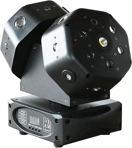 Luces de fiesta de DJ, 120 W RGBW 4 en 1 luz de cabeza móvil con efecto de haz, luces de DJ de rotación infinita con sonido activado para boda, Luces de fiesta de DJ, 120 W RGBW 4 en 1 luz de cabeza móvil con efecto de haz, luces de DJ de rotación infinita con sonido activado para boda,