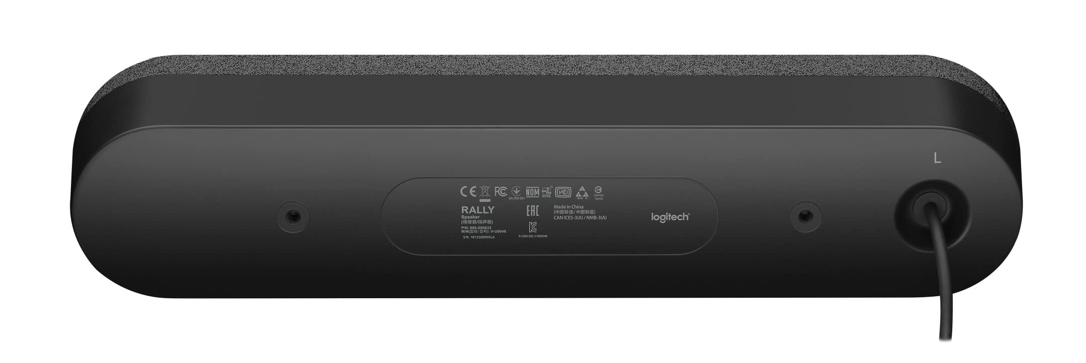 Logitech Rally Lautsprecher, Grafit, 960-001230