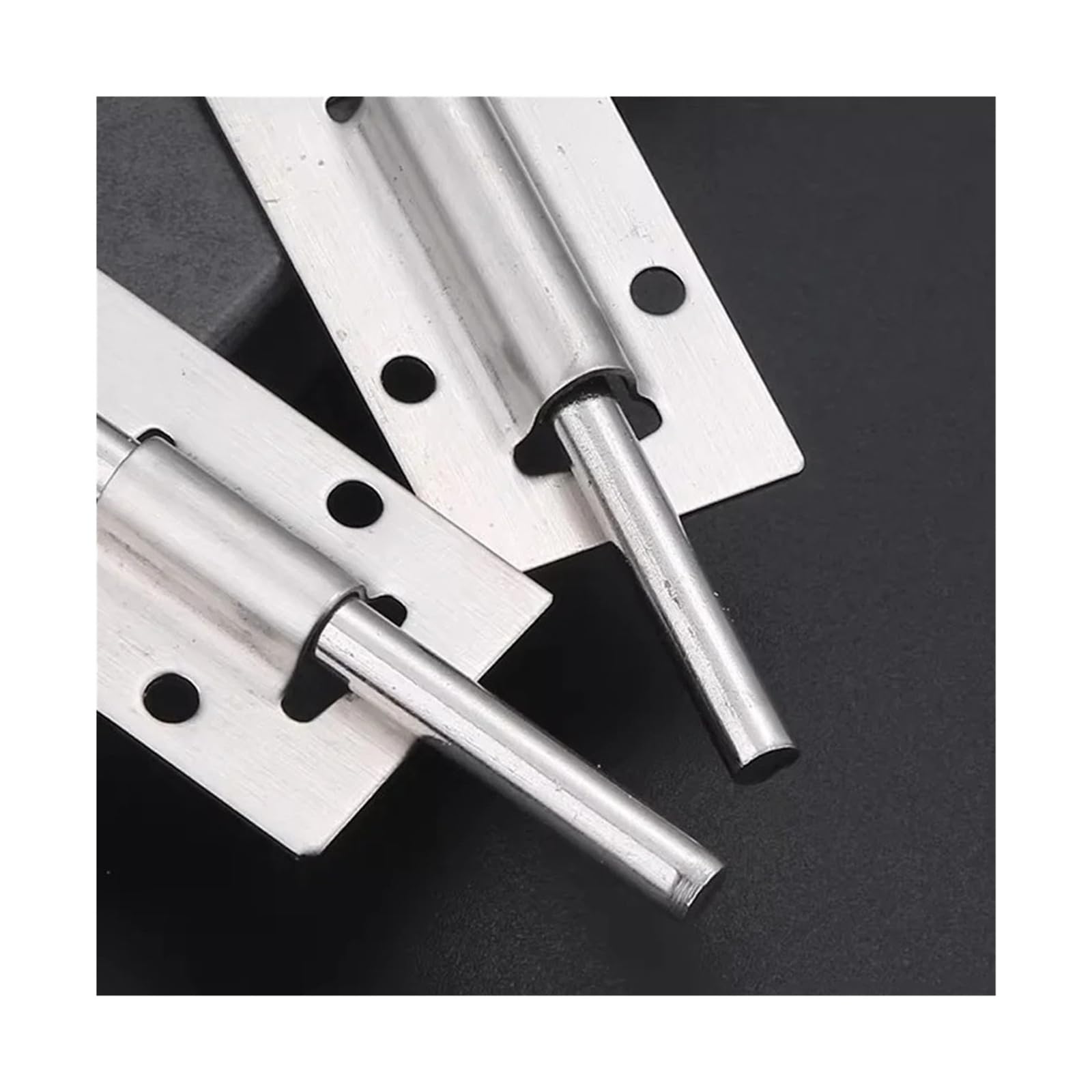 Hebilla de cerradura seguridad puertas acero inoxidable, pestillo ventana, pernos torre puerta corredera engrosados ​​de alta resistencia, ferretería for el hogar(11cm,5PCS)