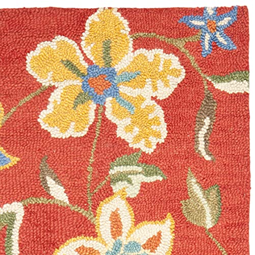 Tapete corredor Safavieh Blossom Collection 2'3" x 8', lana miniatura 5