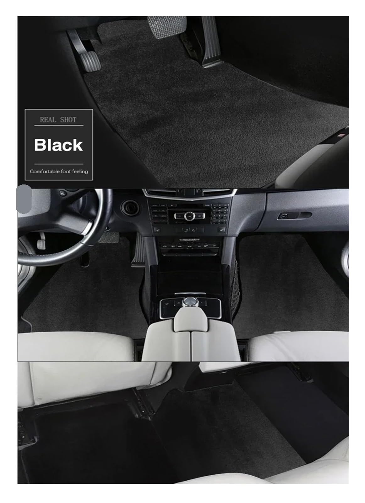 Oryginalne dywaniki samochodowe kompatybilne z BMW 4 M4 F36 2014 do 2023 welurowe wodoodporne czarne dywaniki samochodowe