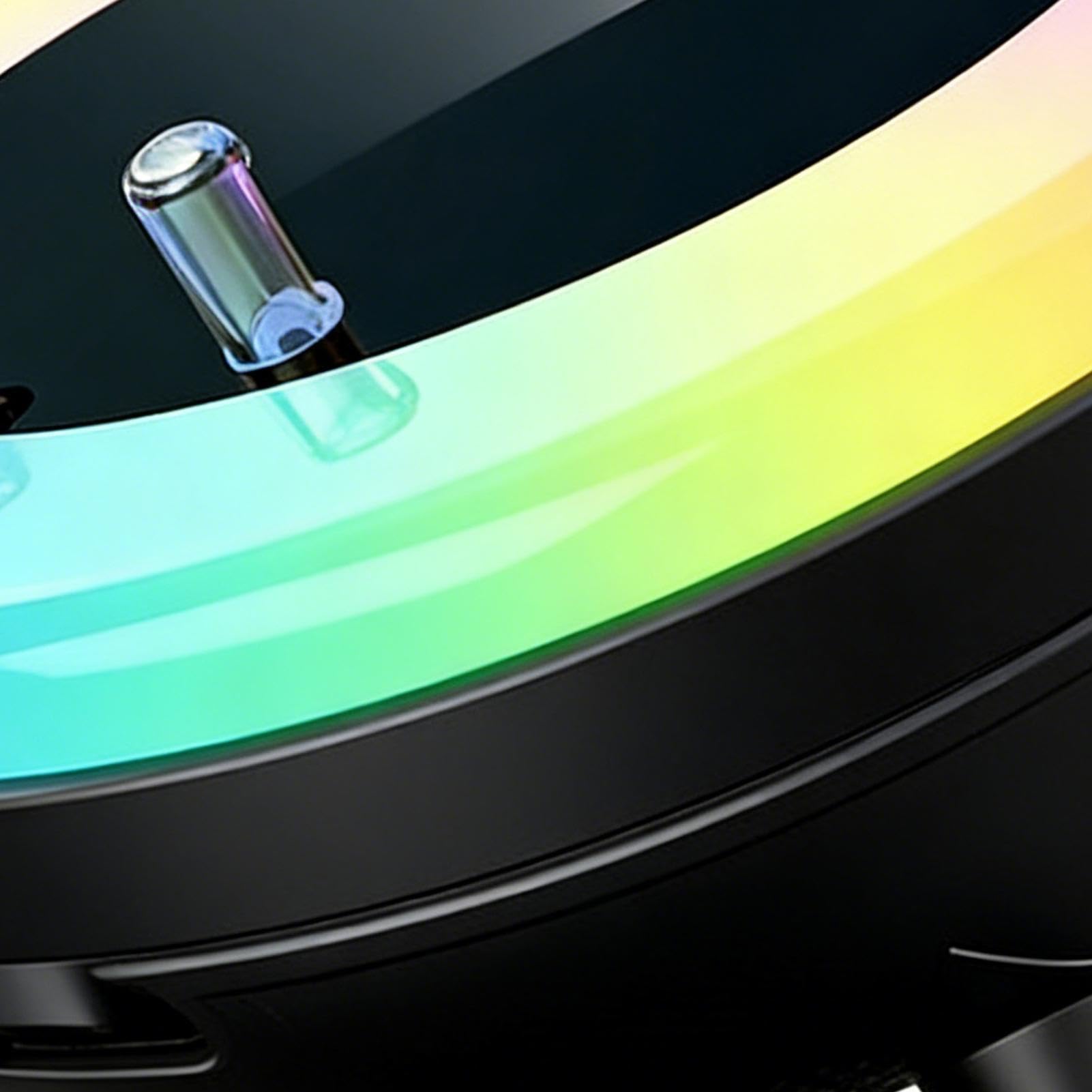Głośnik Bezprzewodowy Z Podświetleniem RGB, Akumulatorowy, Ergonomiczny | Głośnik Indukcyjny Z Oświetleniem Ambientowym Do Domu Biura Mieszkania Akademika Podróży Kampingu Wakacji Urodzin Świąt