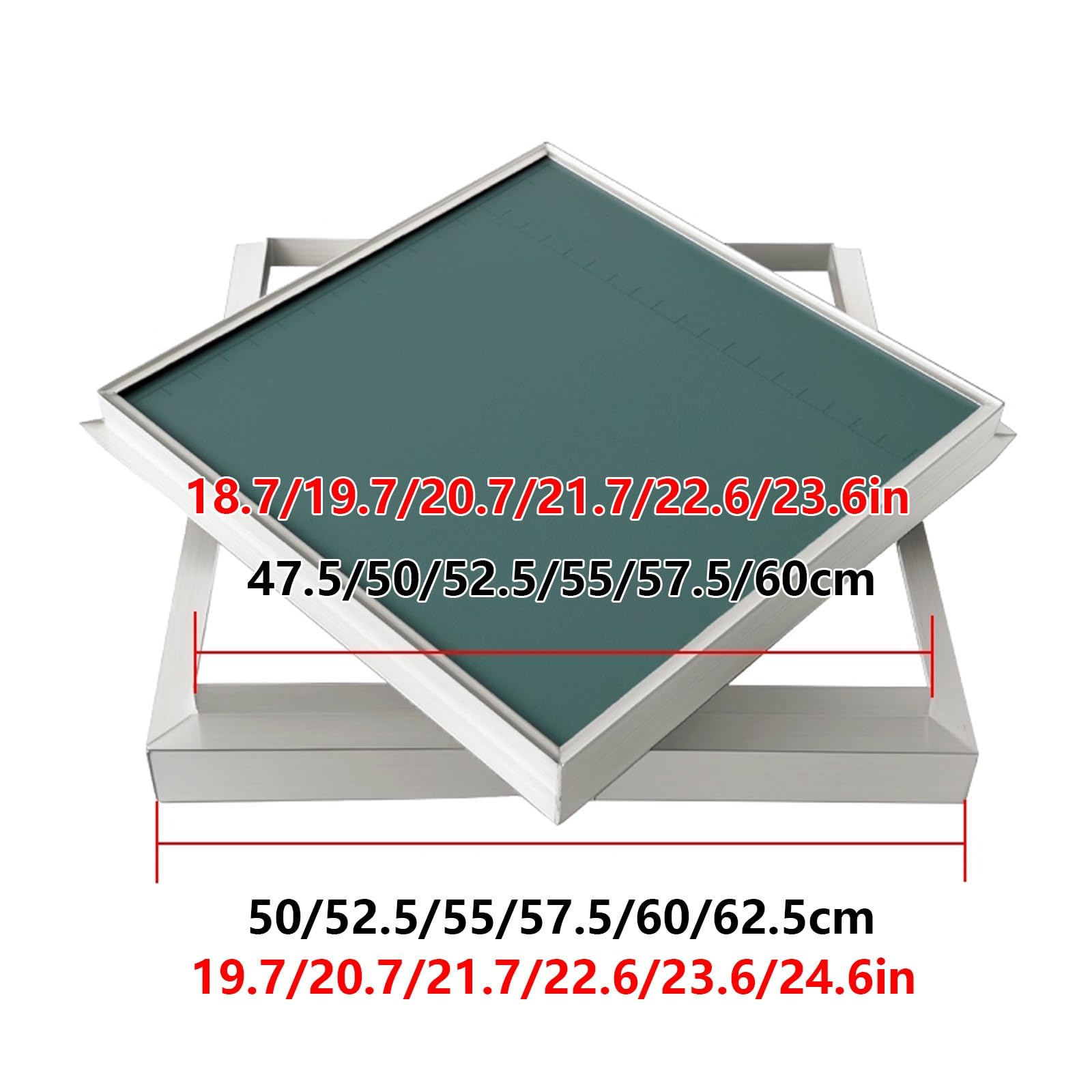 Panel dostępu do płyt kartonowo-gipsowych do malowania 55 x 55 cm stop aluminium e do sufitów i strychów płyta gipsowa drzwi wejściowe dla EasyEntry Idealny dom Renovat Solut