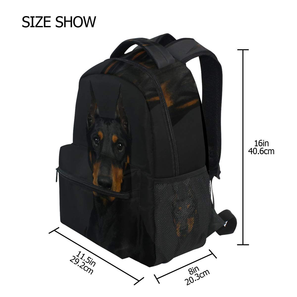 Amazon | TropicalLife ドーベルマン ピンシャー ドッグバックパック