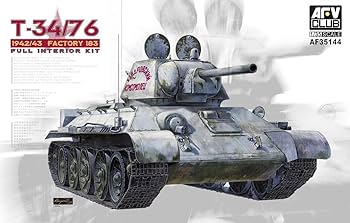 戦車　プラモデル完成品　1/35 スケール Amazon | AFVクラブ 1/35 T-34/76 1942・43年製 第183工場製