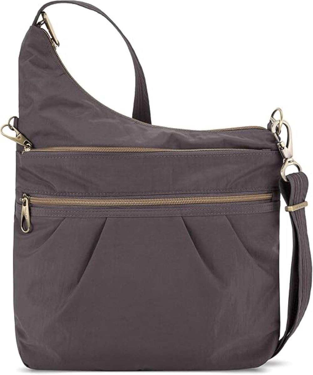 Travelon Torba noszona przez ramię Kobiety Anti-theft Signature 3 Compartment Crossbody