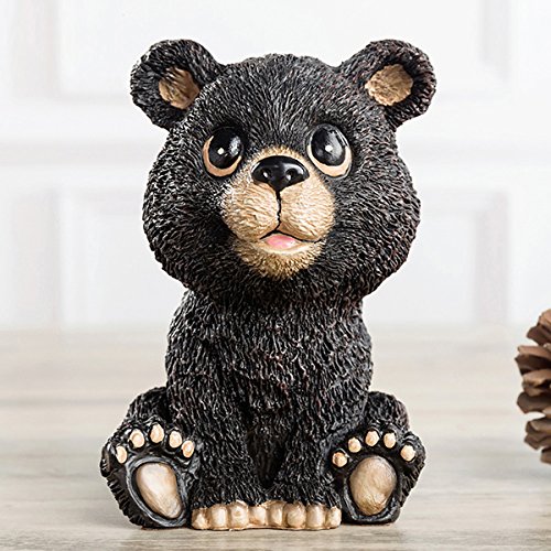 Rocktrend Home Decor Desktop Accessory Lovely Animal Black Bear Shape Resin Eyeglasses Sunglasses Holder Spectacle Display Stand #TOP3