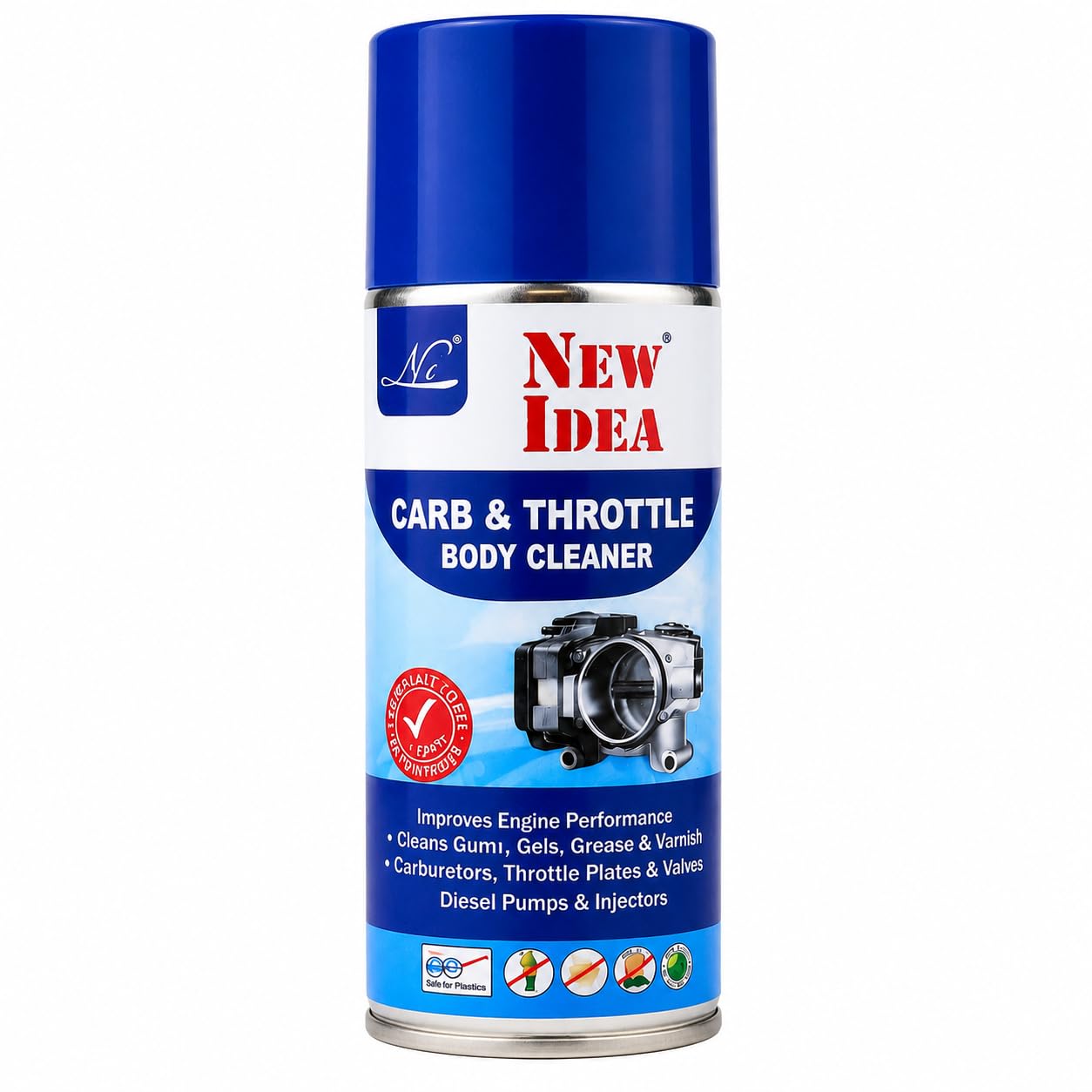 New Idea Carb & Throttle Body Cleaner Spray 150 ml | Improves Engine Performance, Cleans Gum & Grease, Safe for Plastics, Carburetors & Valves, Diesel Pumps & Injectors-image-32