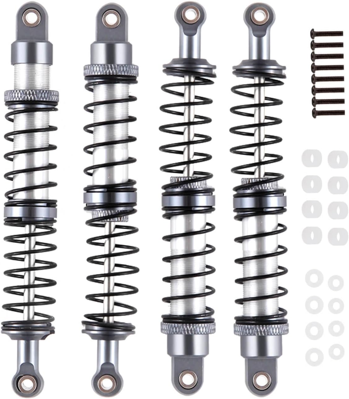 RCMYou 100mm RC Shock Absorber Universal Upgrades Part for 1/10 RC Scale Cars,4PCS