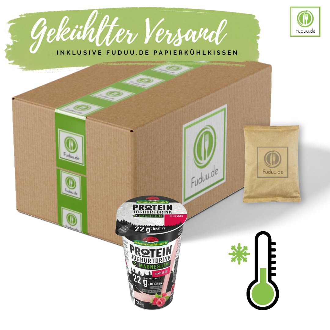 Schwarzwaldmilch Protein - Joghurt Drink Himbeere 0,9% Fett, 10 x 250 ml in | powered by Fuduu.de